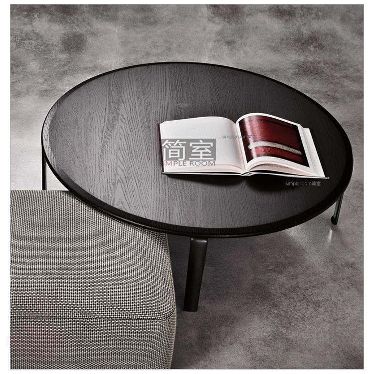 Кофейный столик в стиле Perry coffee table round, Minotti D1150*H380 mm