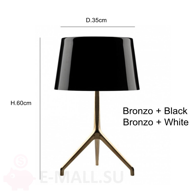 Настольная лампа в стиле Lumiere XXL Table Lamp, черный