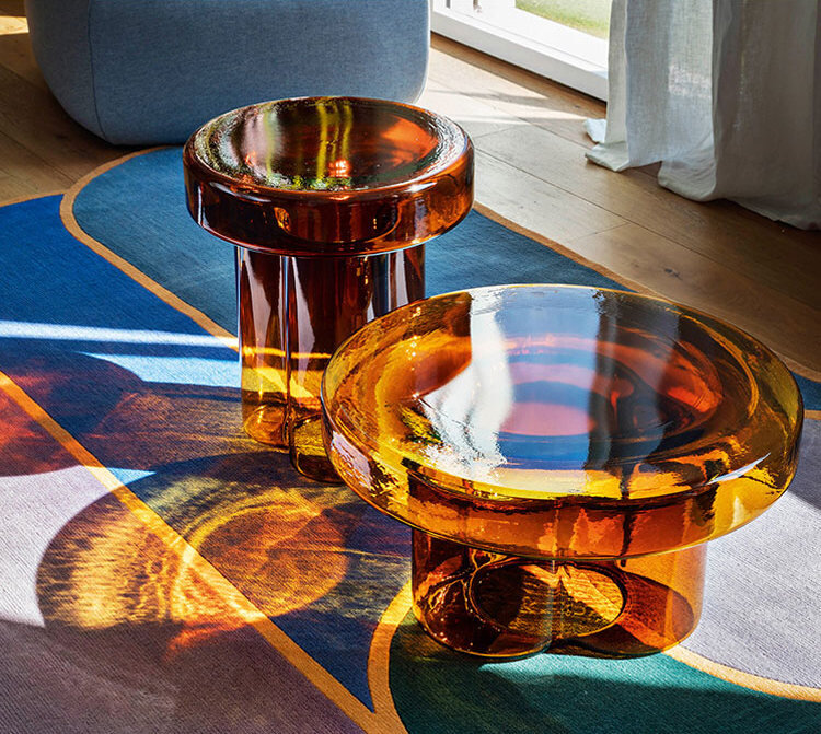 Кофейный столик из стекла в стиле SODA coffee and side-table by Miniforms 4