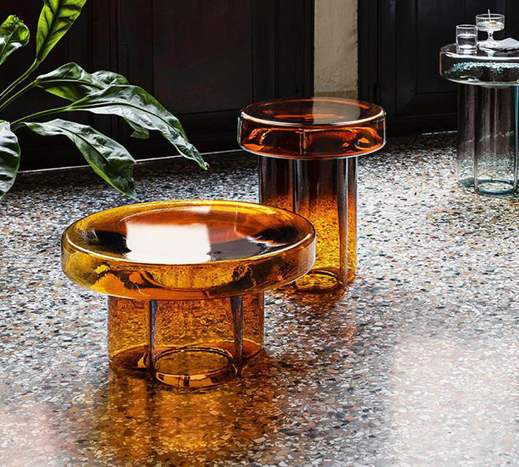 Кофейный столик из стекла в стиле SODA coffee and side-table by Miniforms 5