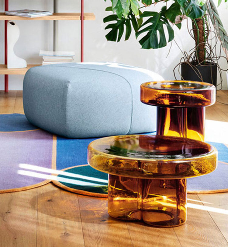 Кофейный столик из стекла в стиле SODA coffee and side-table by Miniforms 1
