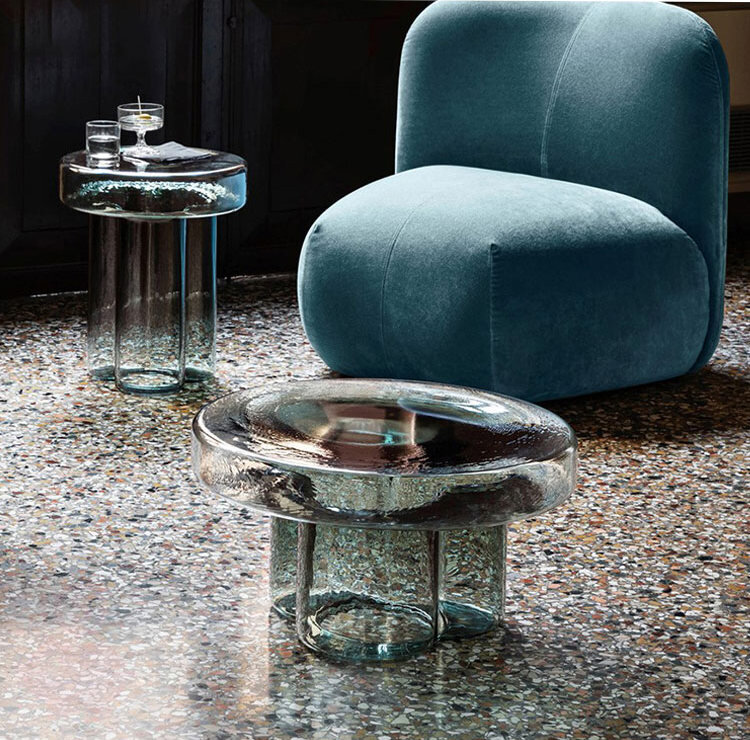 Кофейный столик из стекла в стиле SODA coffee and side-table by Miniforms 6