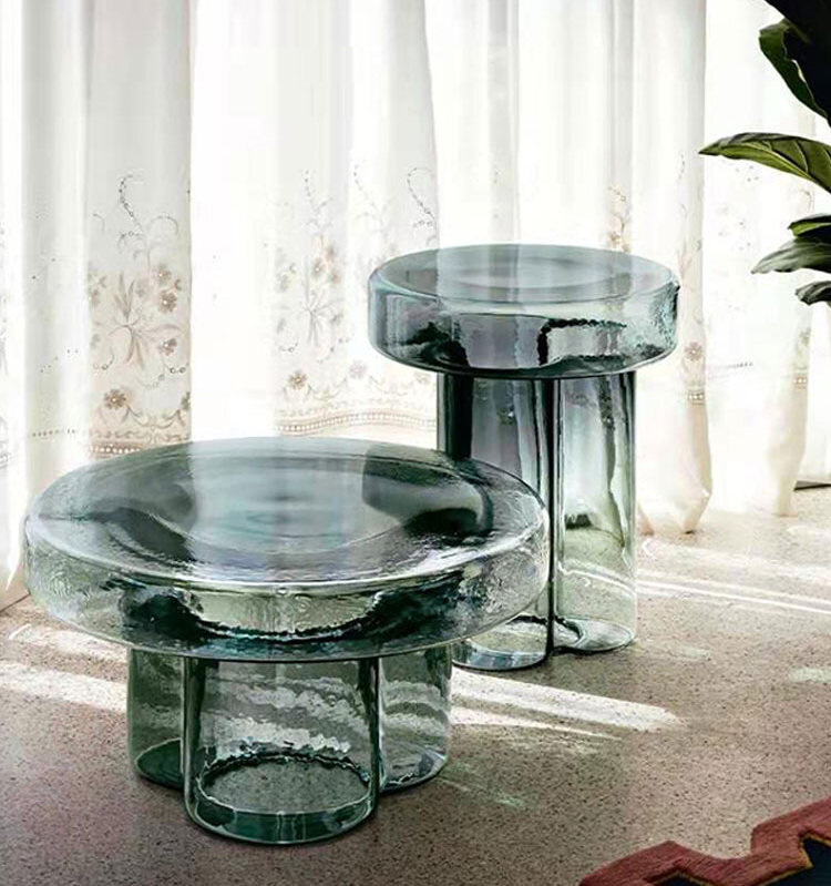 Кофейный столик из стекла в стиле SODA coffee and side-table by Miniforms 13