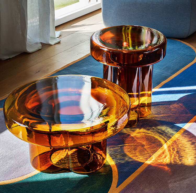Кофейный столик из стекла в стиле SODA coffee and side-table by Miniforms 14