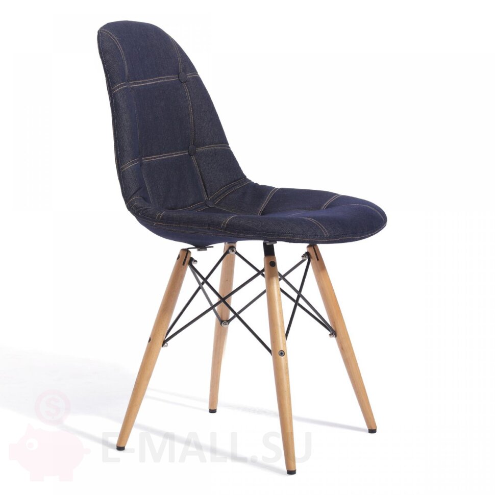 Пластиковые стулья DSW SOFT, дизайн Чарльза и Рэй Эймс Eames, ножки светлые