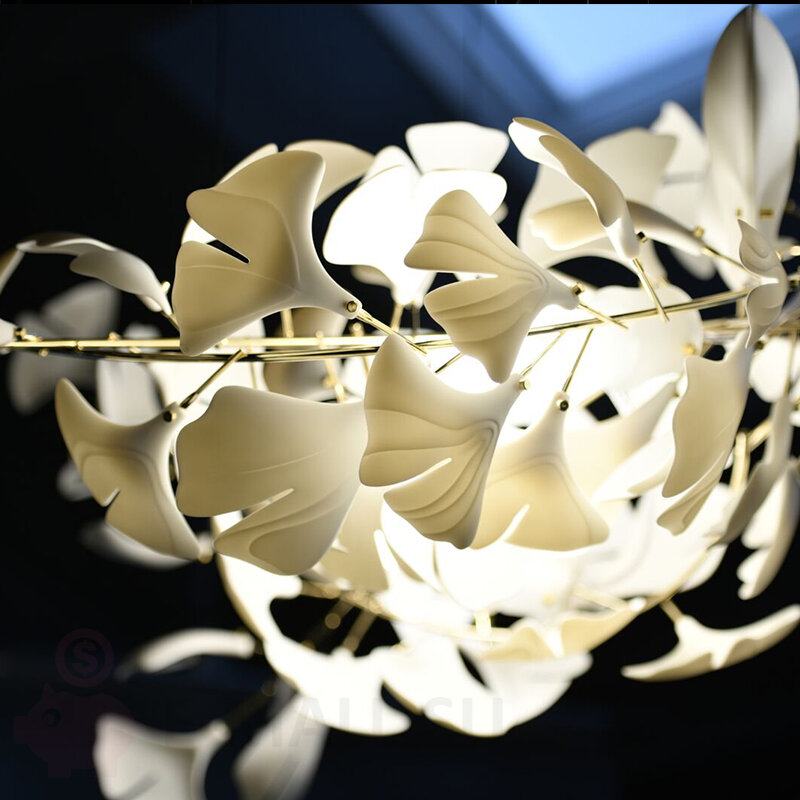 Люстра в стиле Light sculpture Chandelier GINKGO by Andreea Braescu