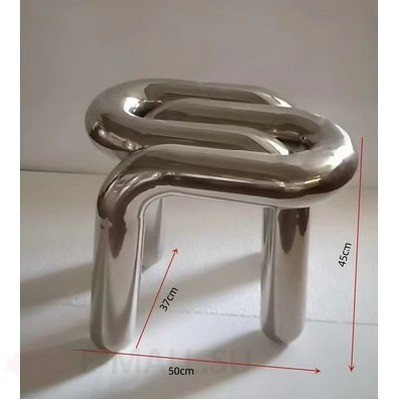 Скамейка дизайнерская из нержавеющей стали в стиле BOLD BENCH