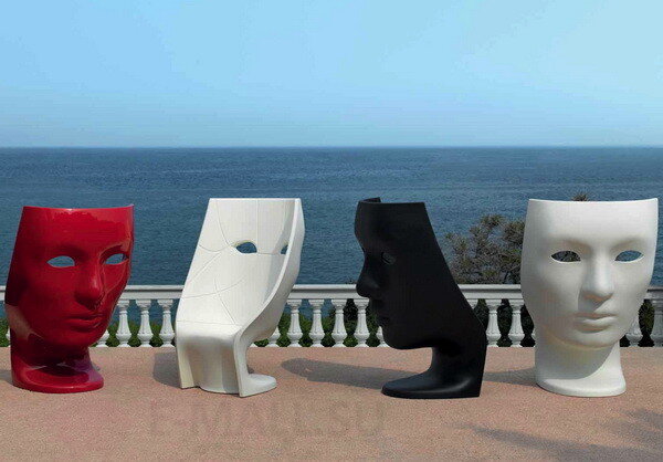 Кресло маска Nemo Chair дизайн Fabio Novembre, белый