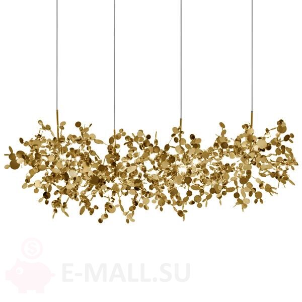 Люстра Terzani Argent Suspension Linear Gold