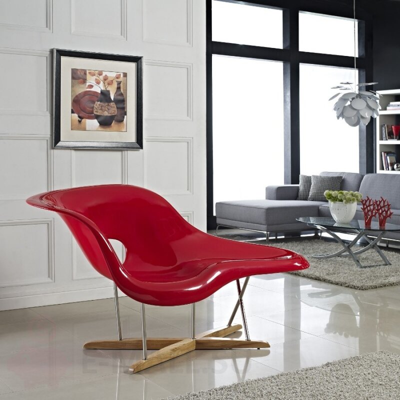 Кресло La Chaise Lounge дизайн Чарльза и Рэй Эймс Eames, 