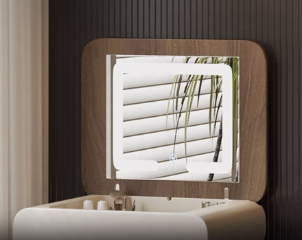 Интерьерный туалетный столик-комод с зеркалом с подсветкой Aubertin