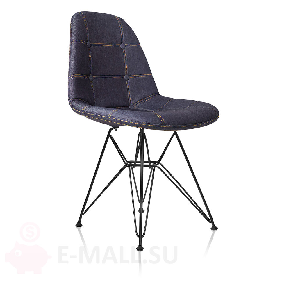 Пластиковые стулья DSR SOFT, дизайн Чарльза и Рэй Эймс Eames, ножки черные