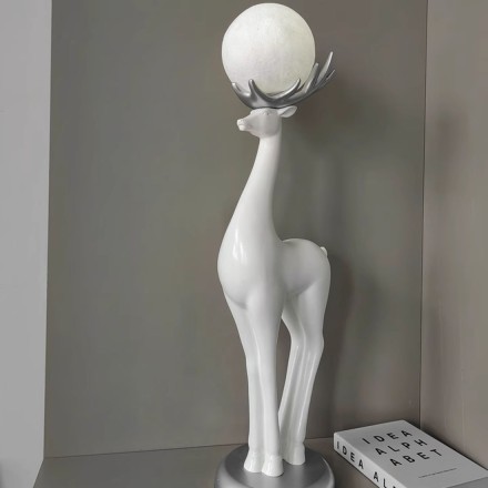 Deer Напольная лампа из смолы в современном стиле